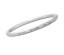 Load image into Gallery viewer, I AM LOVE, I AM LIGHT, I AM PEACE BANGLE
