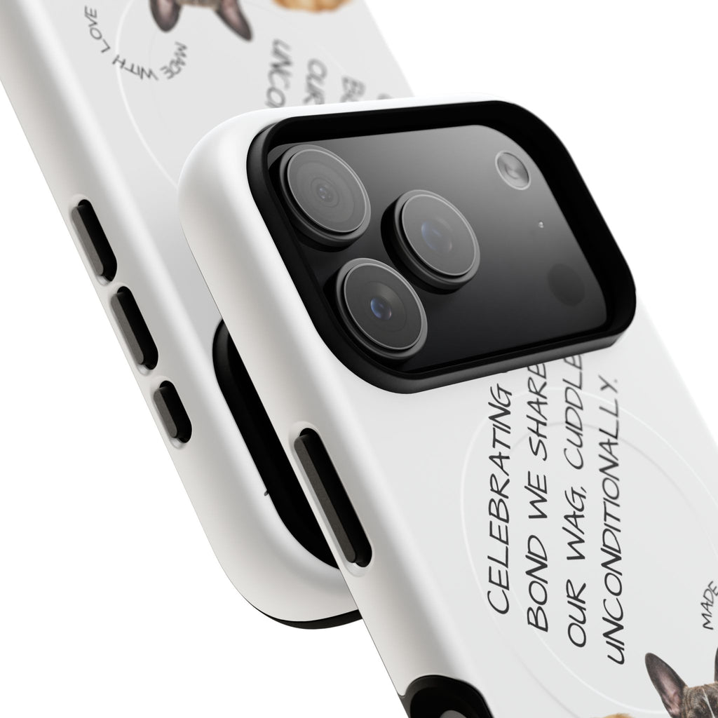 Dog Lover Tough Magnetic Phone Case — "Celebrating Our Bond" Rescue & Pet Tribute