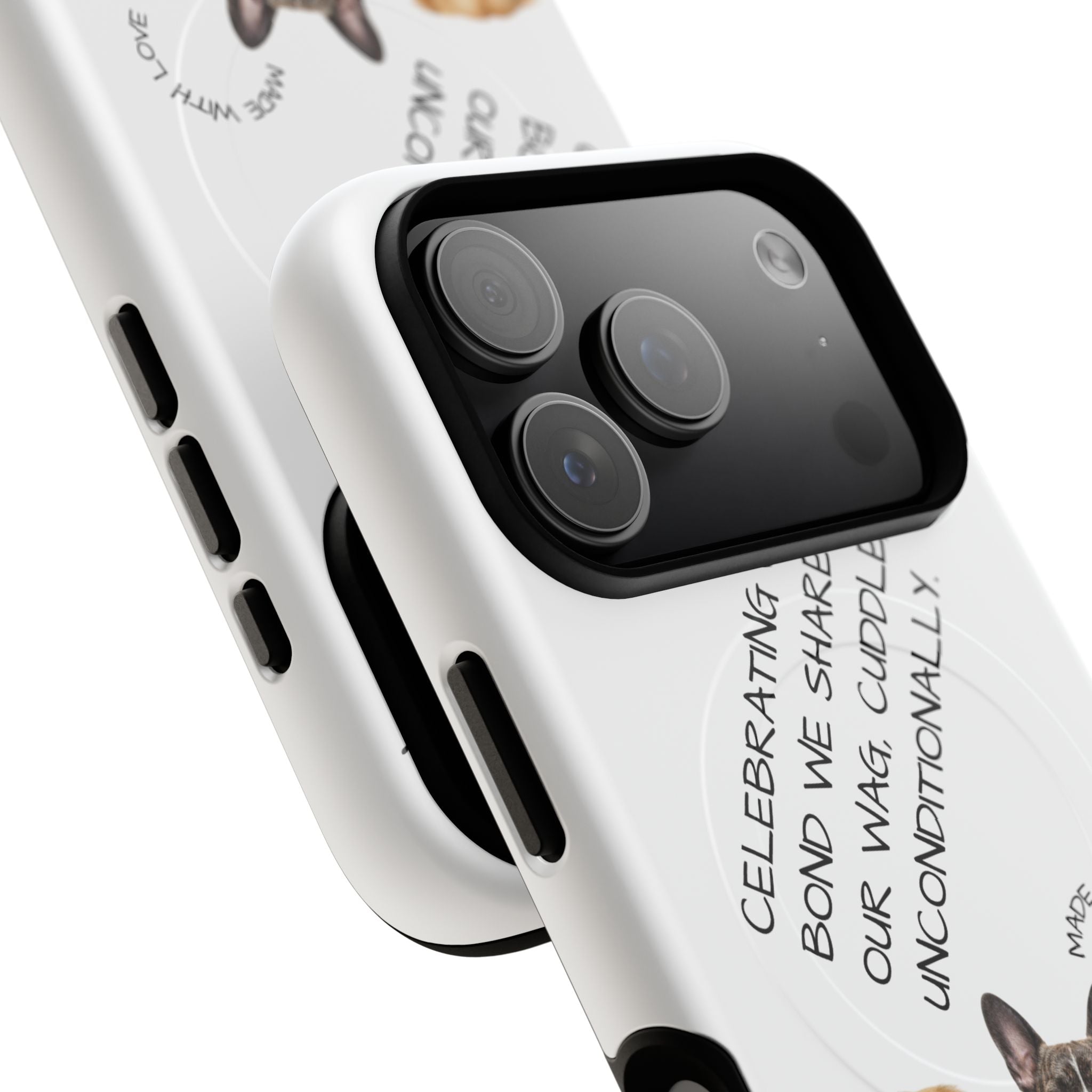 Dog Lover Tough Magnetic Phone Case — "Celebrating Our Bond" Rescue & Pet Tribute