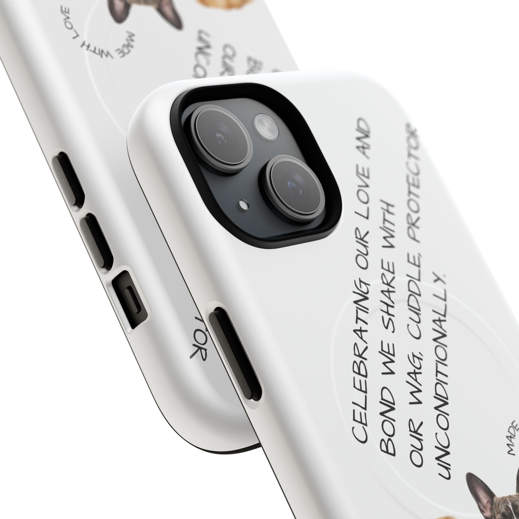 Dog Lover Tough Magnetic Phone Case — "Celebrating Our Bond" Rescue & Pet Tribute