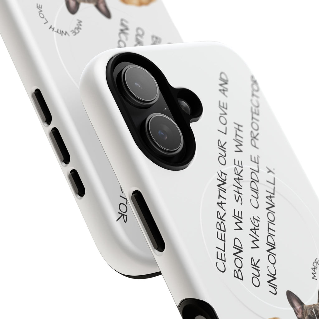 Dog Lover Tough Magnetic Phone Case — "Celebrating Our Bond" Rescue & Pet Tribute