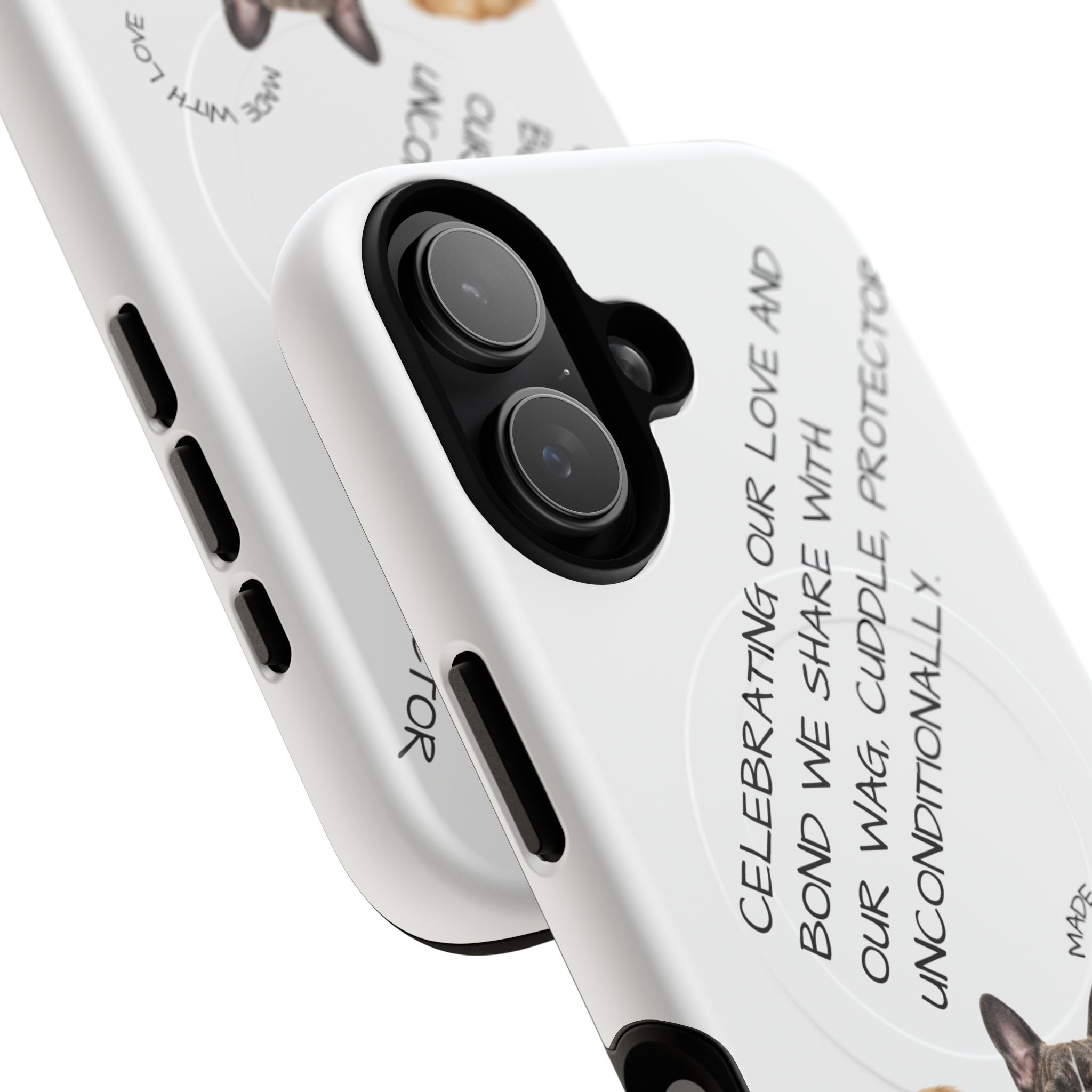 Dog Lover Tough Magnetic Phone Case — "Celebrating Our Bond" Rescue & Pet Tribute