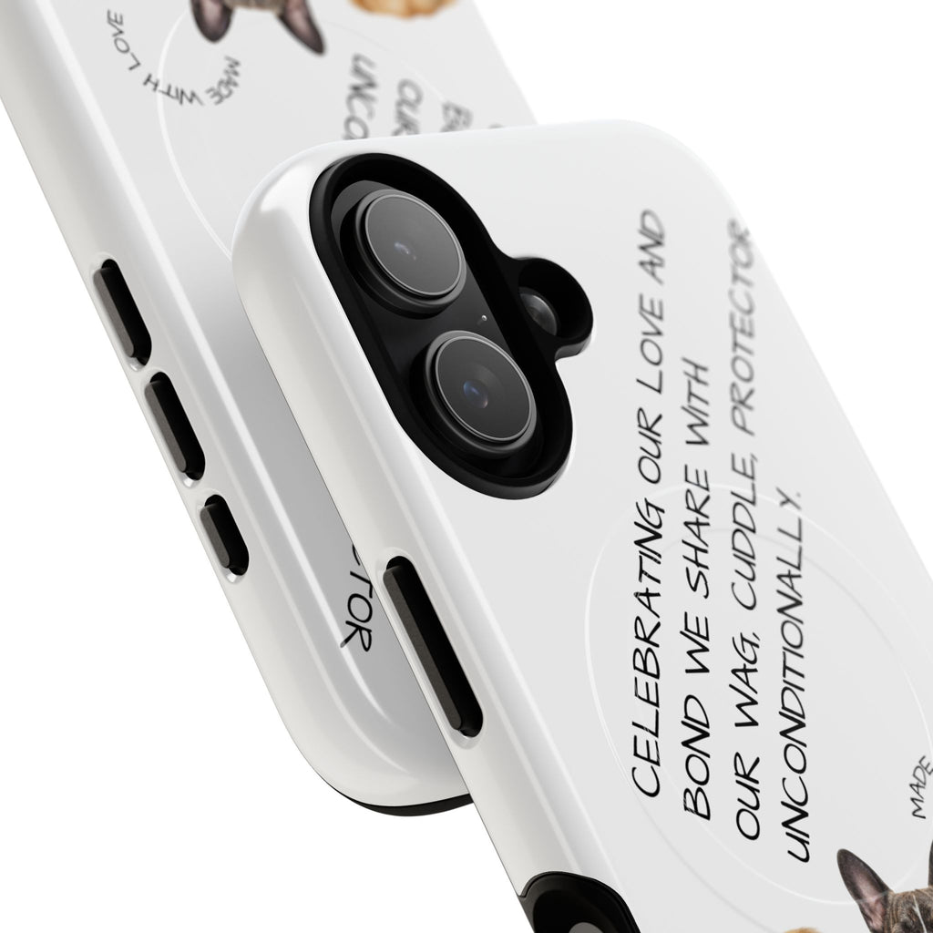 Dog Lover Tough Magnetic Phone Case — "Celebrating Our Bond" Rescue & Pet Tribute