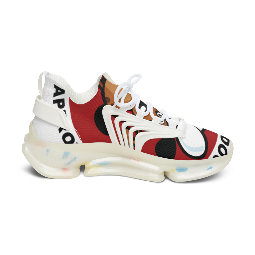 Cartoon Dog Women's Mesh Sneakers — Cute Casual Dog Print Shoes