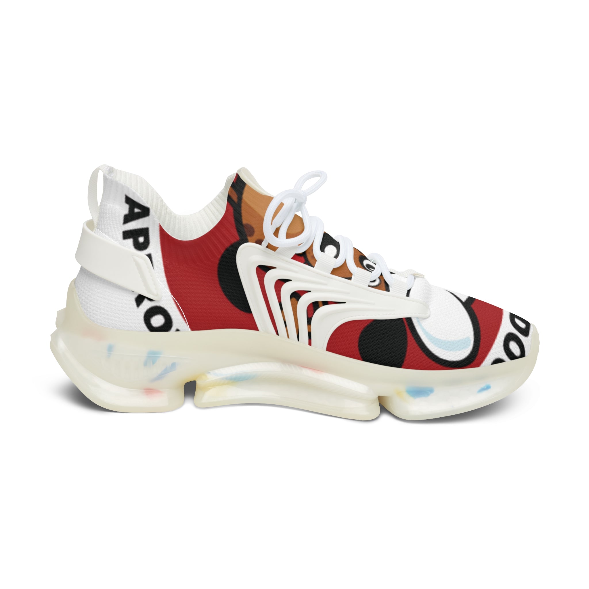 Cartoon Dog Women's Mesh Sneakers — Cute Casual Dog Print Shoes