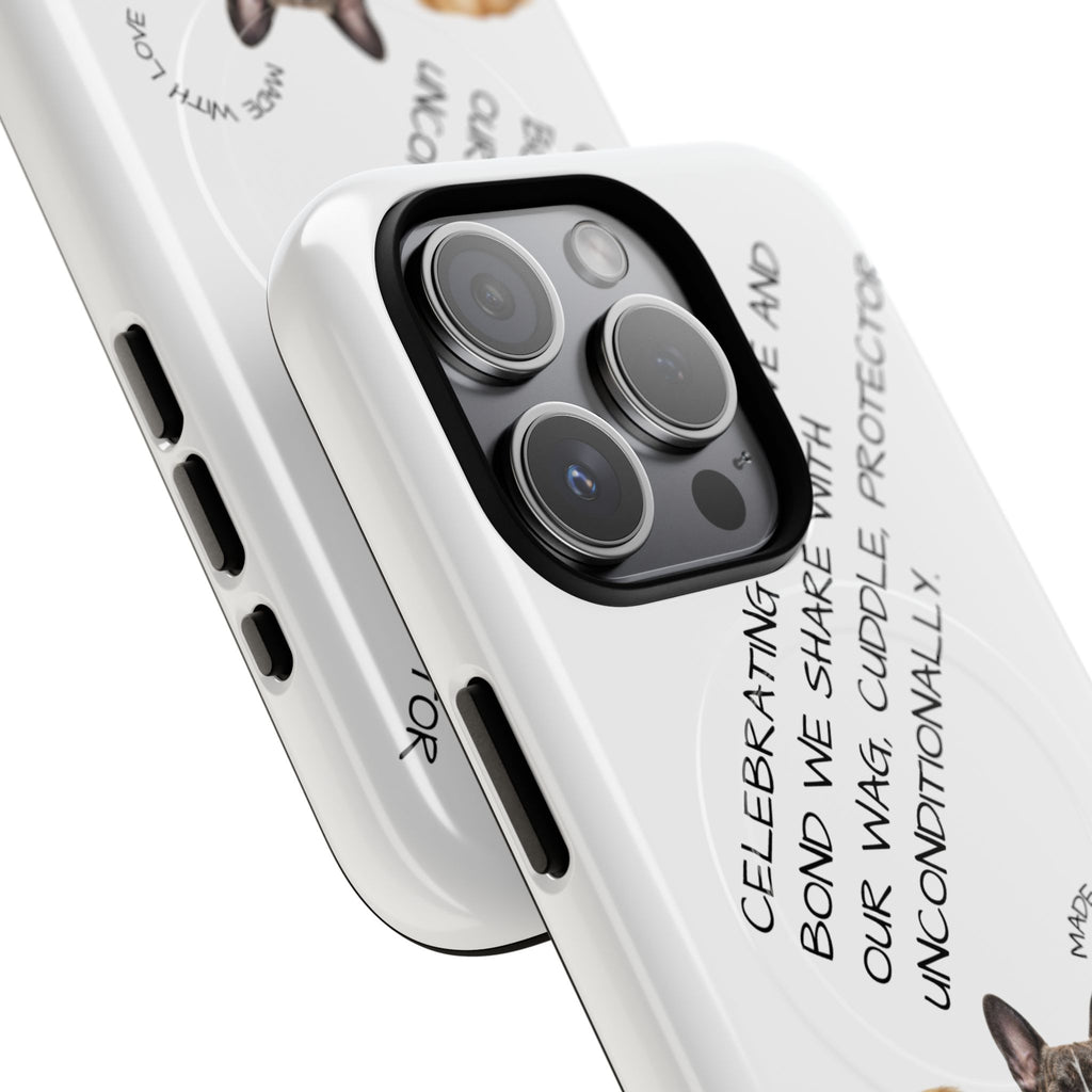 Dog Lover Tough Magnetic Phone Case — "Celebrating Our Bond" Rescue & Pet Tribute