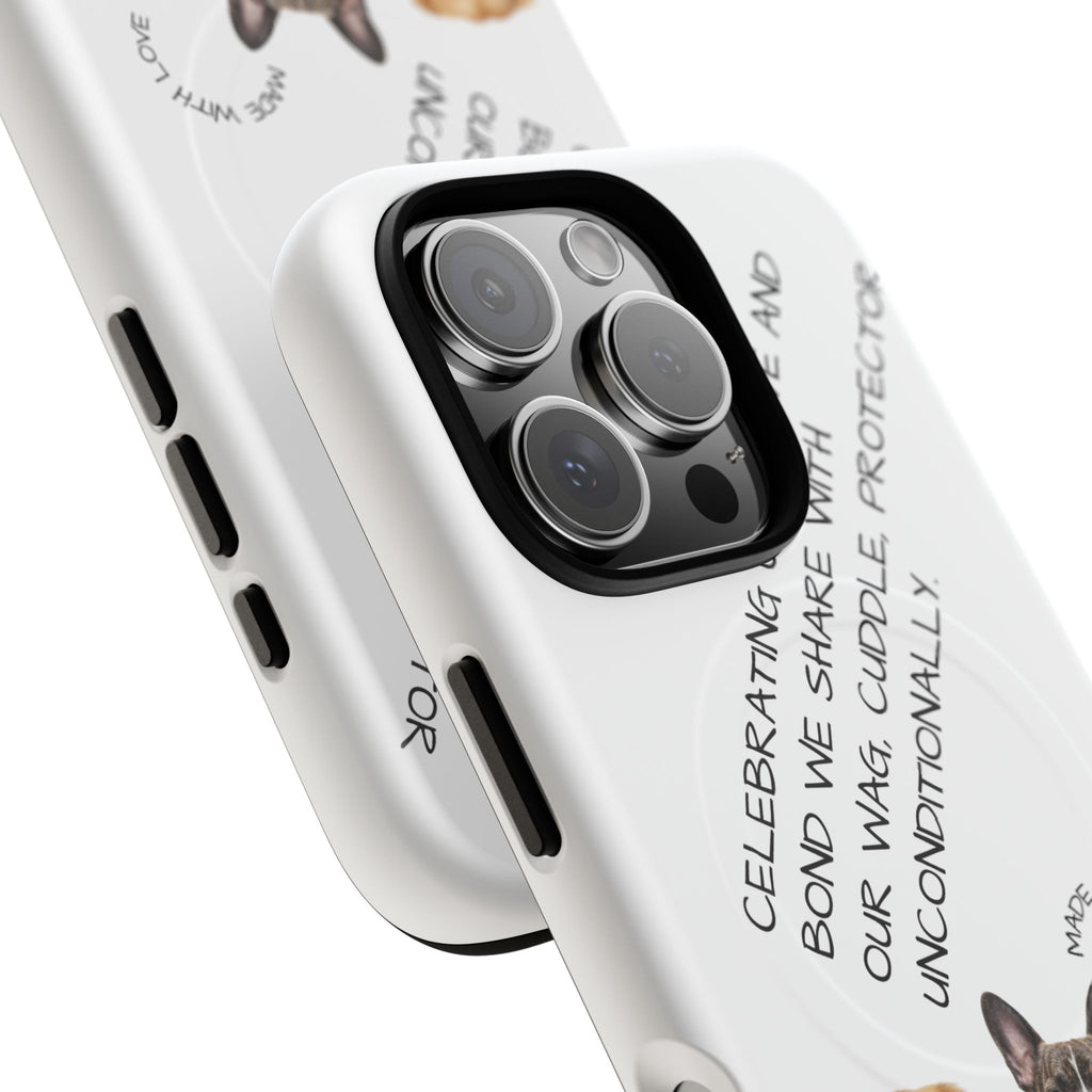 Dog Lover Tough Magnetic Phone Case — "Celebrating Our Bond" Rescue & Pet Tribute