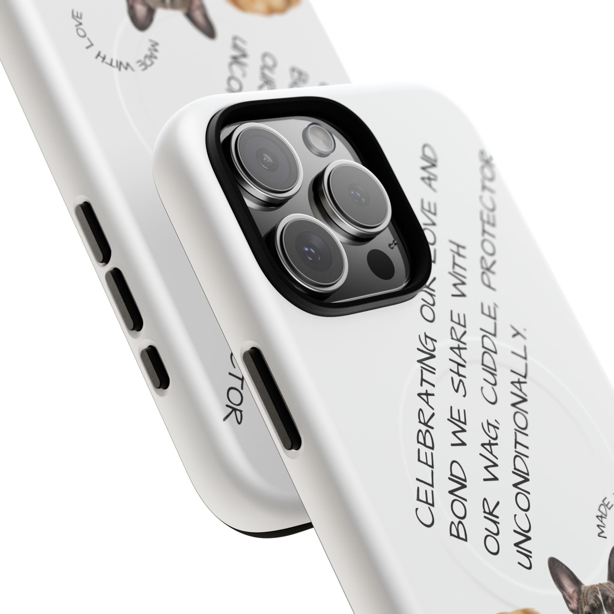 Dog Lover Tough Magnetic Phone Case — "Celebrating Our Bond" Rescue & Pet Tribute