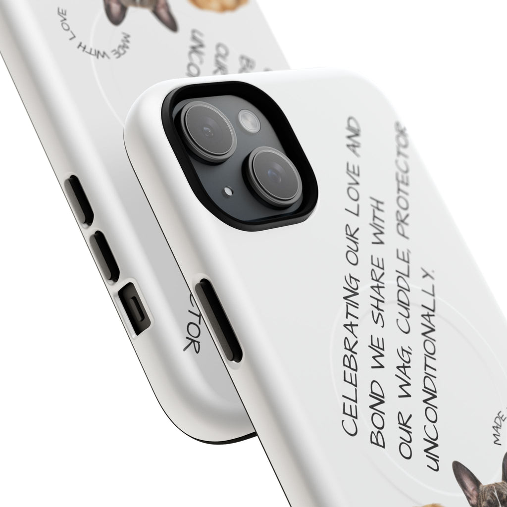 Dog Lover Tough Magnetic Phone Case — "Celebrating Our Bond" Rescue & Pet Tribute