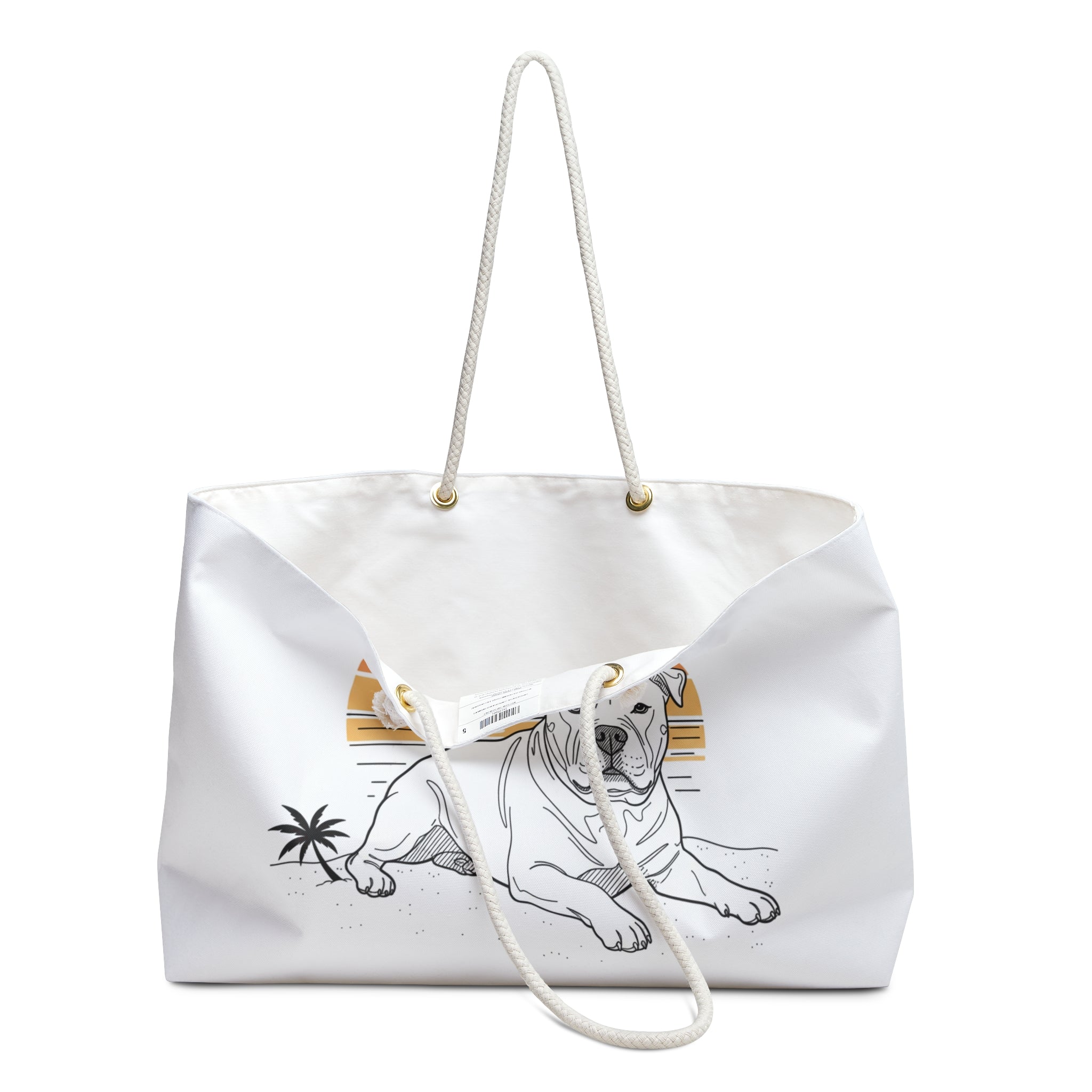 Dog Lover Forever Weekender Bag — Bully Breed Beach Tote
