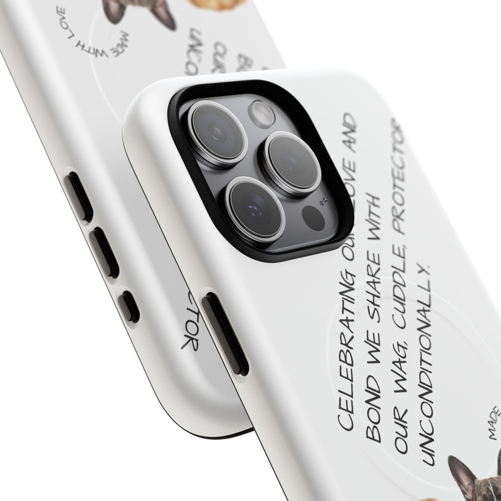 Dog Lover Tough Magnetic Phone Case — "Celebrating Our Bond" Rescue & Pet Tribute
