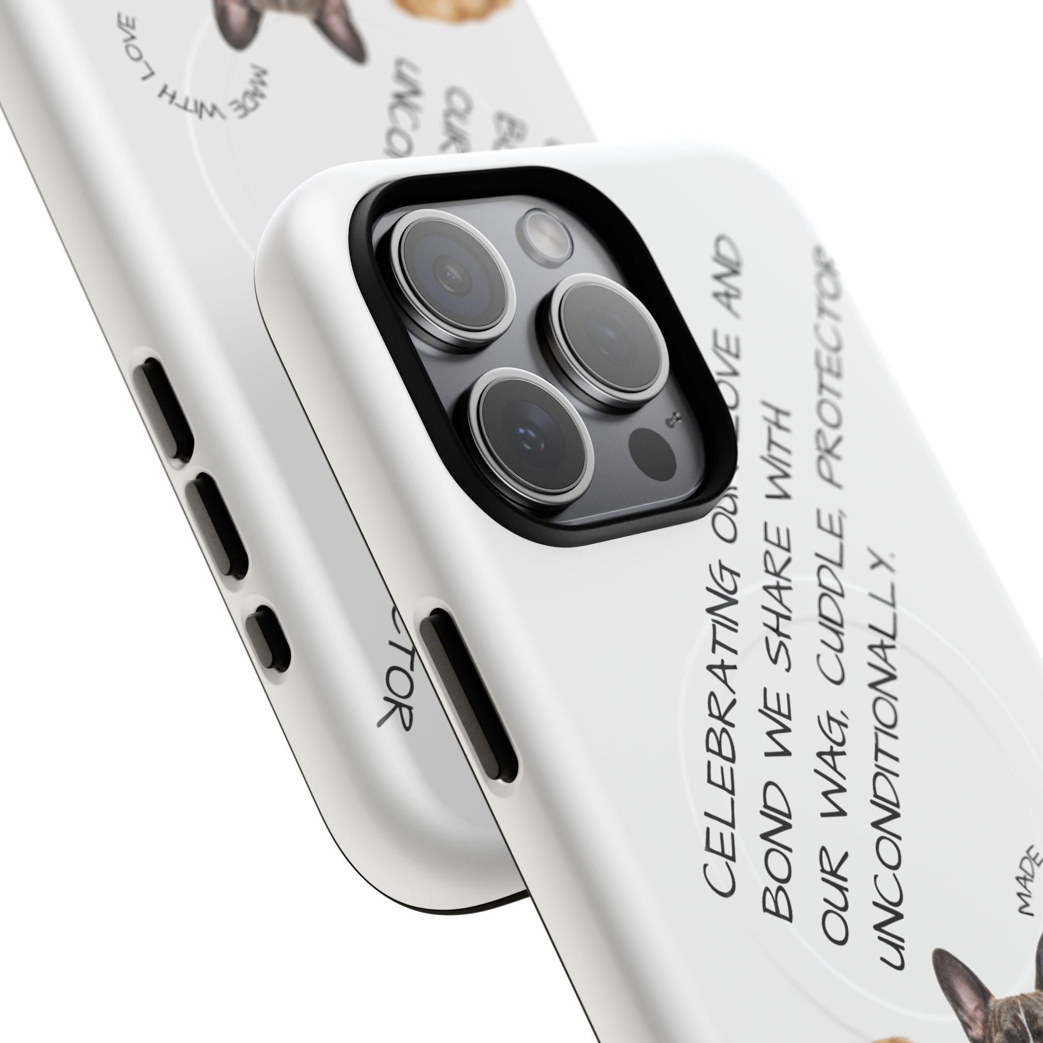 Dog Lover Tough Magnetic Phone Case — "Celebrating Our Bond" Rescue & Pet Tribute