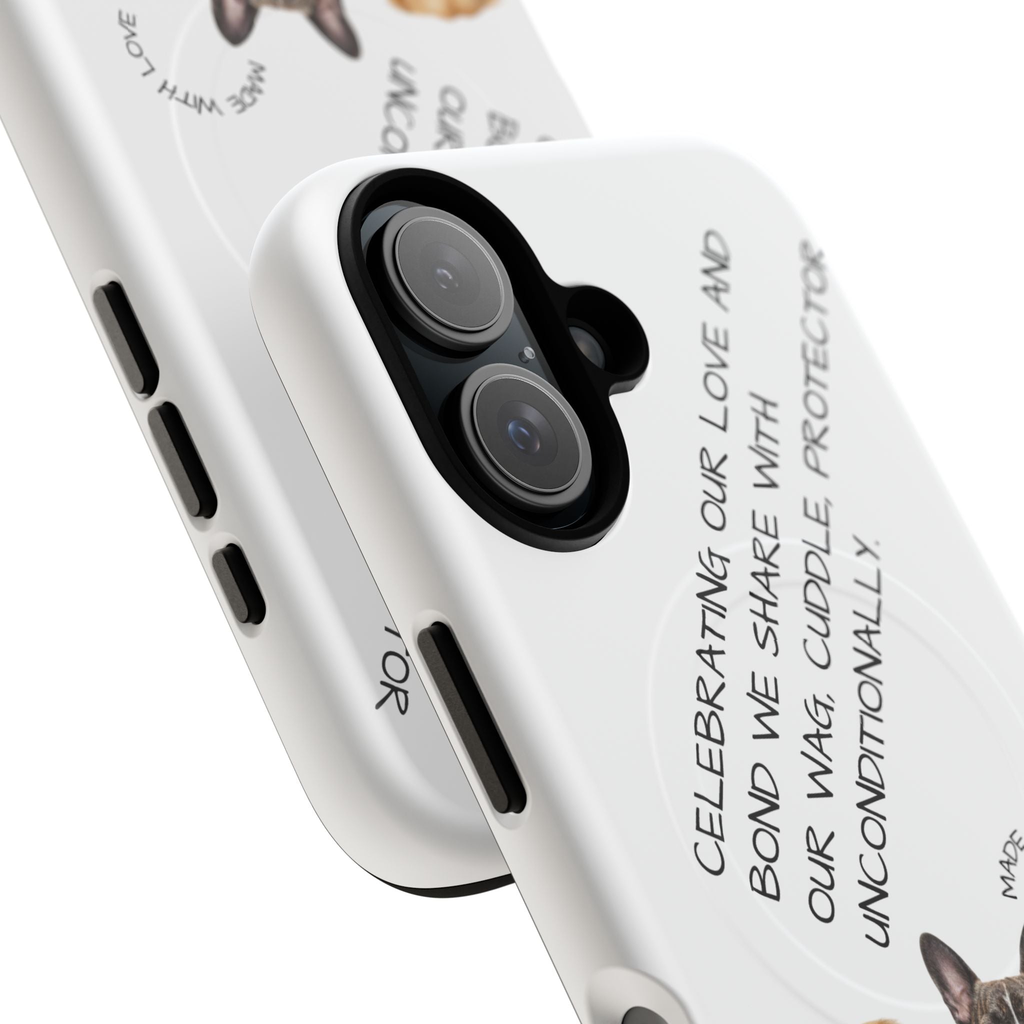 Dog Lover Tough Magnetic Phone Case — "Celebrating Our Bond" Rescue & Pet Tribute