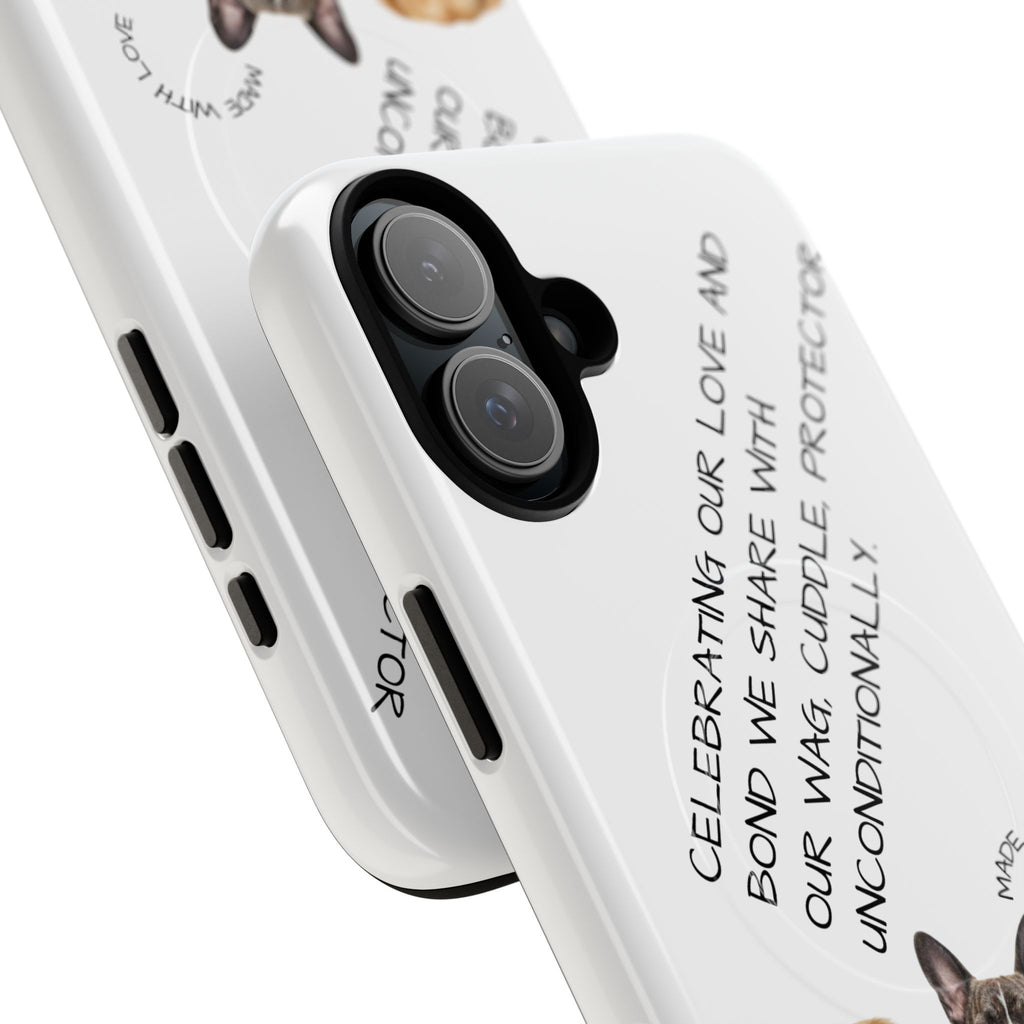 Dog Lover Tough Magnetic Phone Case — "Celebrating Our Bond" Rescue & Pet Tribute