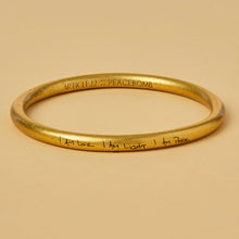 Load image into Gallery viewer, I AM LOVE, I AM LIGHT, I AM PEACE BANGLE
