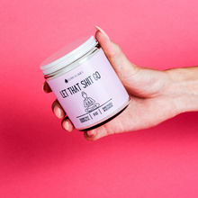 Load image into Gallery viewer, Let That Shit Go (pink)- Funny Candle
