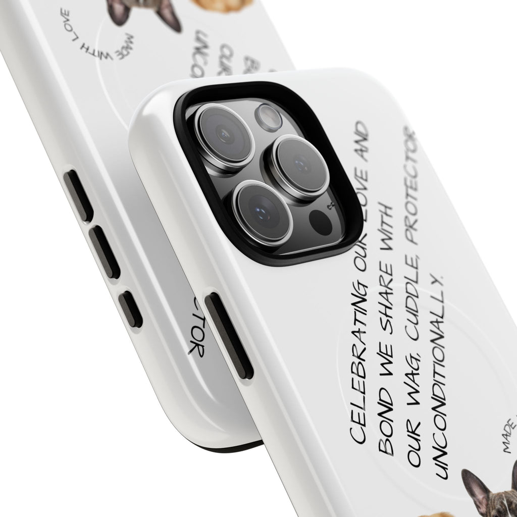 Dog Lover Tough Magnetic Phone Case — "Celebrating Our Bond" Rescue & Pet Tribute