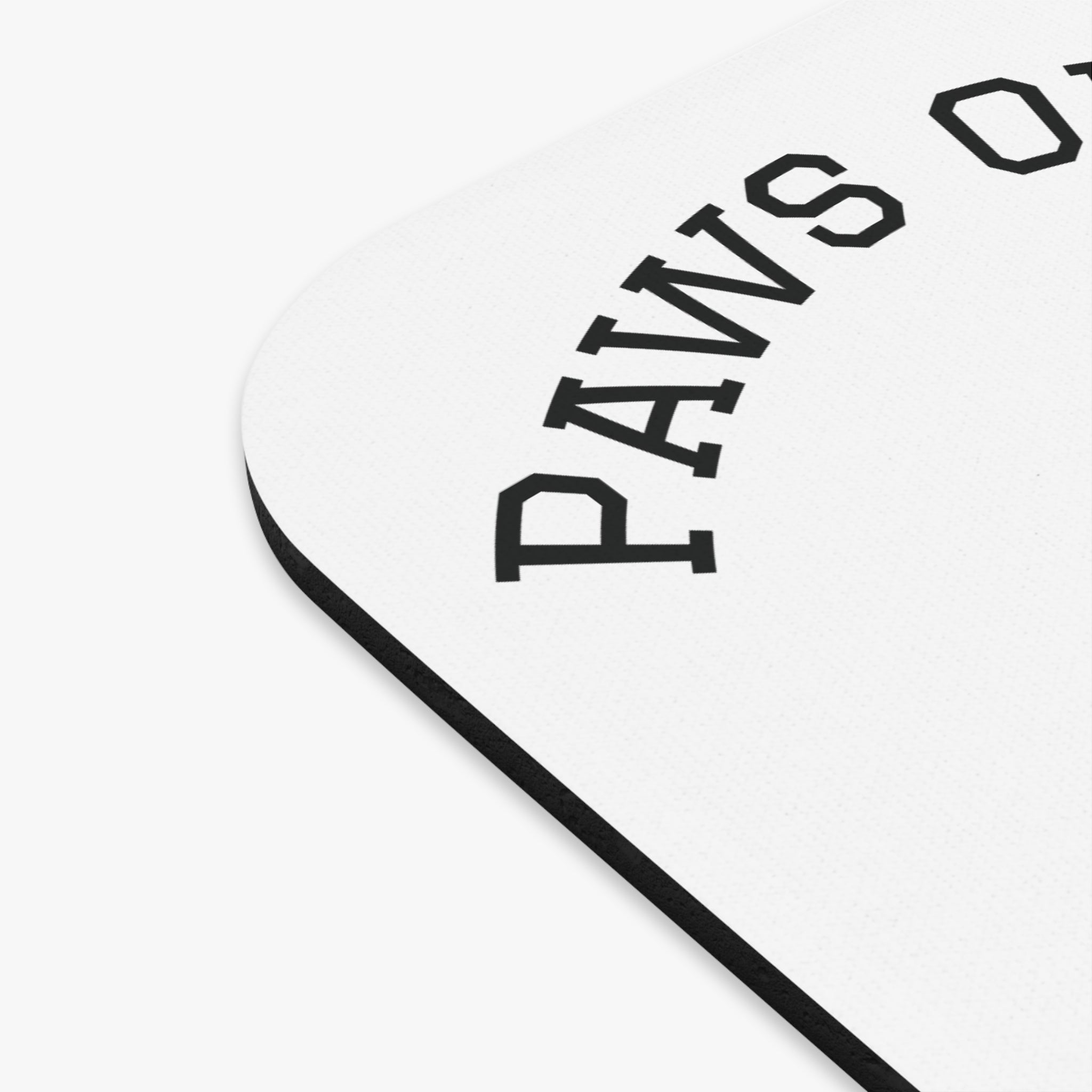 Paws Off! Paw Print Mouse Pad — Funny Cat & Dog Desk Mat