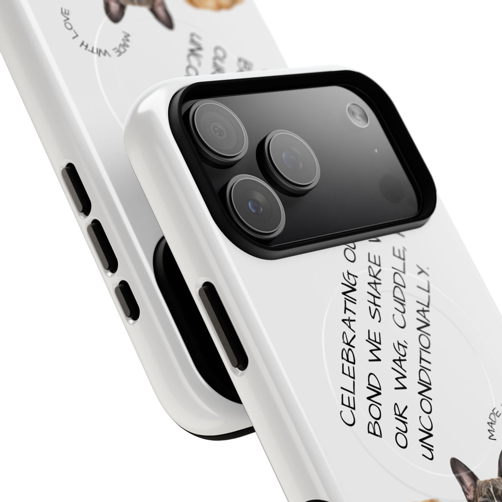 Dog Lover Tough Magnetic Phone Case — "Celebrating Our Bond" Rescue & Pet Tribute