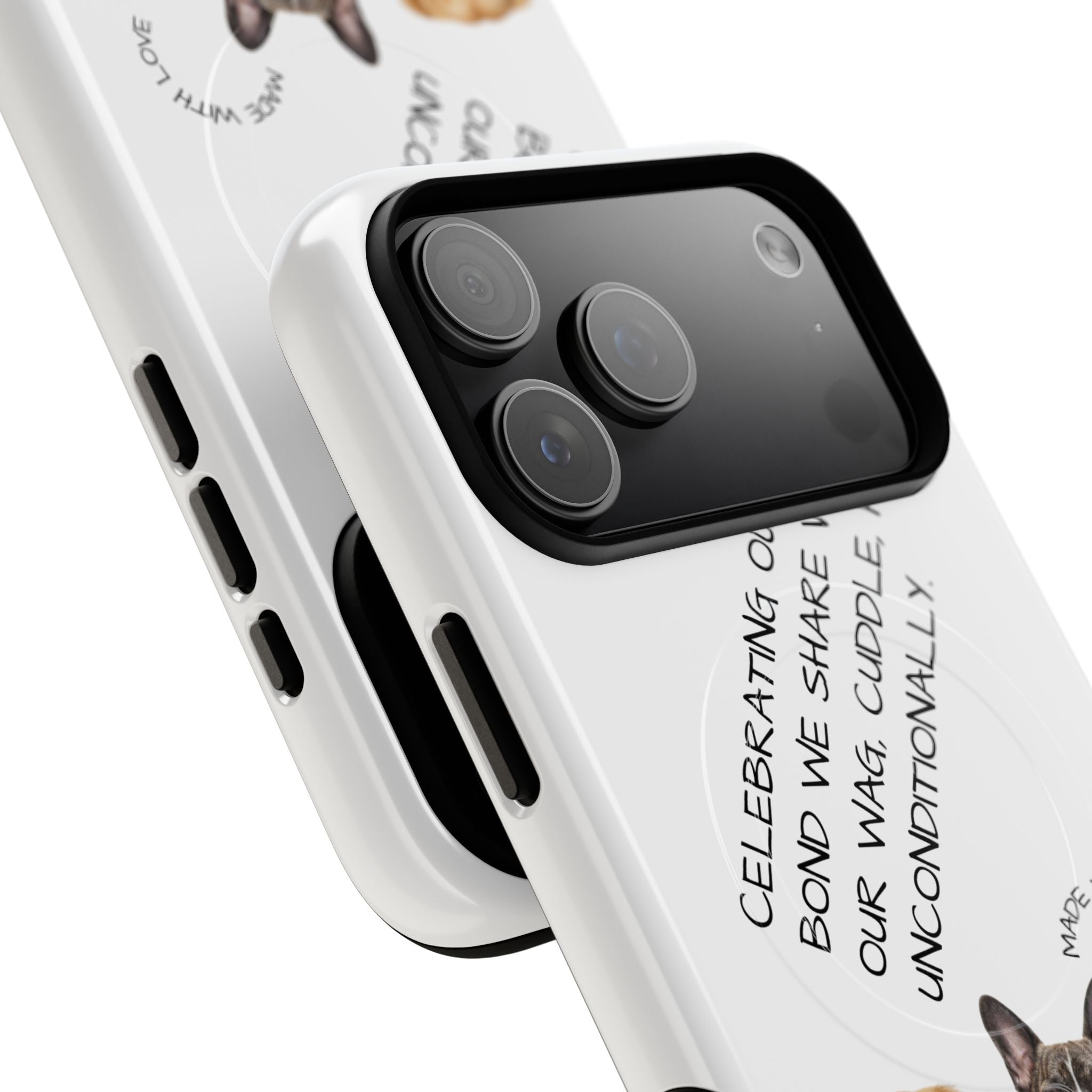 Dog Lover Tough Magnetic Phone Case — "Celebrating Our Bond" Rescue & Pet Tribute
