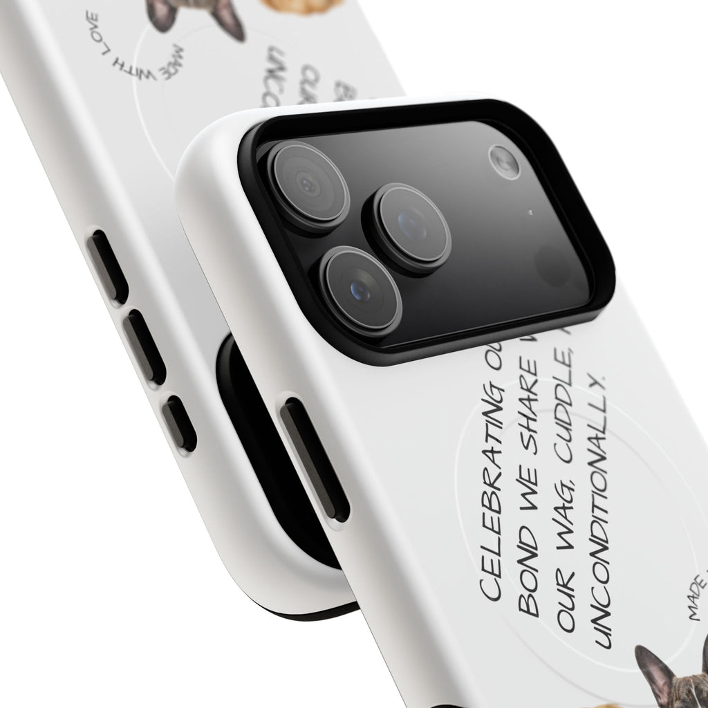 Dog Lover Tough Magnetic Phone Case — "Celebrating Our Bond" Rescue & Pet Tribute