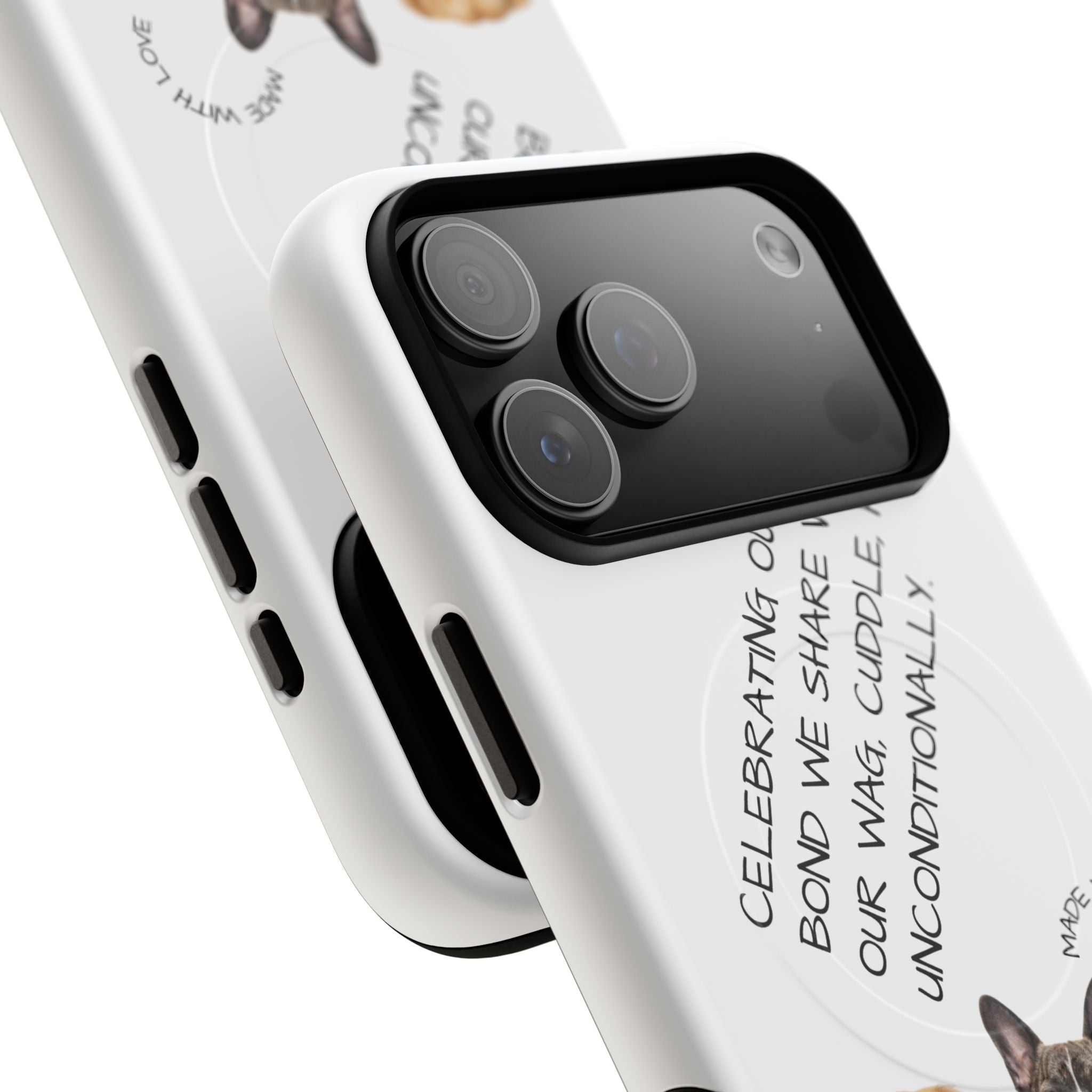Dog Lover Tough Magnetic Phone Case — "Celebrating Our Bond" Rescue & Pet Tribute