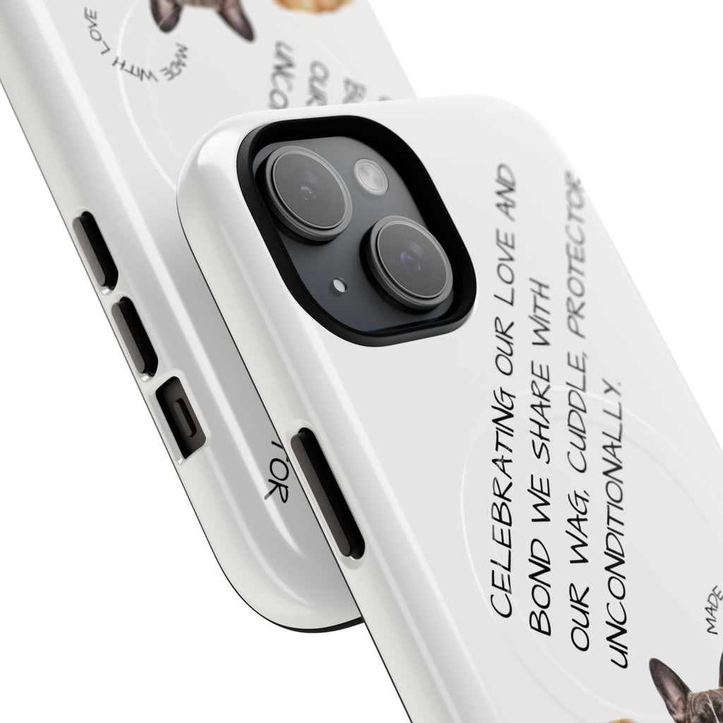 Dog Lover Tough Magnetic Phone Case — "Celebrating Our Bond" Rescue & Pet Tribute