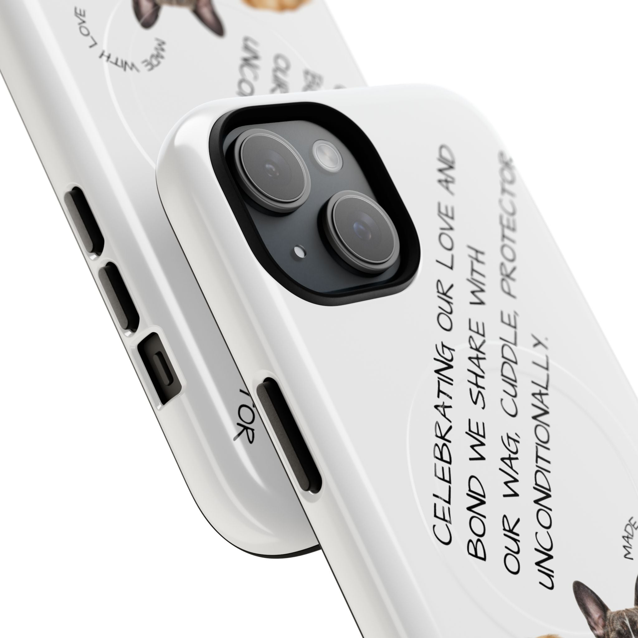Dog Lover Tough Magnetic Phone Case — "Celebrating Our Bond" Rescue & Pet Tribute