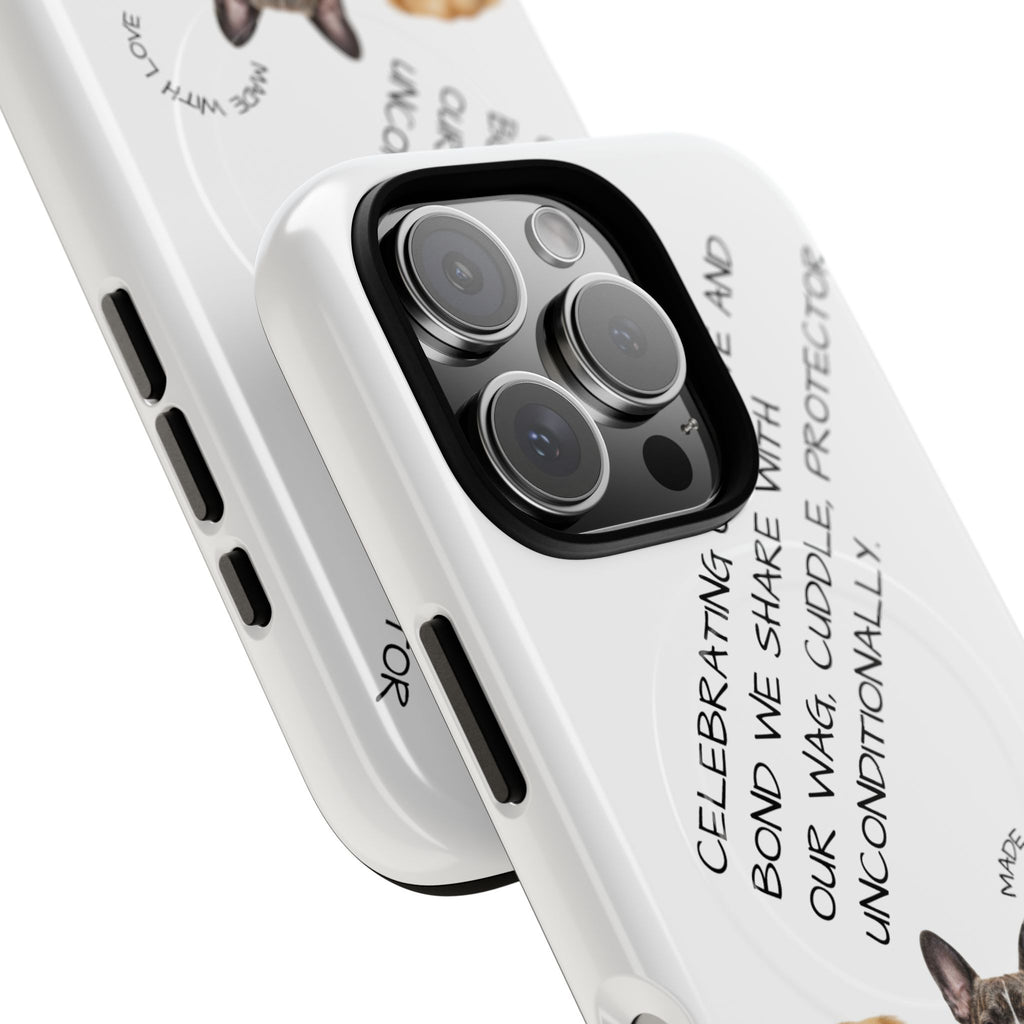 Dog Lover Tough Magnetic Phone Case — "Celebrating Our Bond" Rescue & Pet Tribute