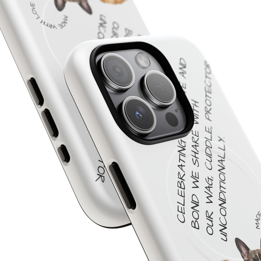 Dog Lover Tough Magnetic Phone Case — "Celebrating Our Bond" Rescue & Pet Tribute