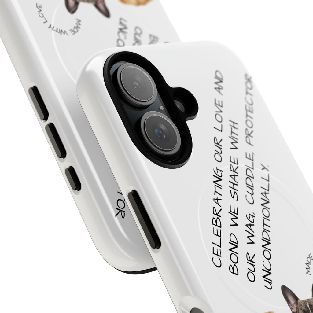 Dog Lover Tough Magnetic Phone Case — "Celebrating Our Bond" Rescue & Pet Tribute