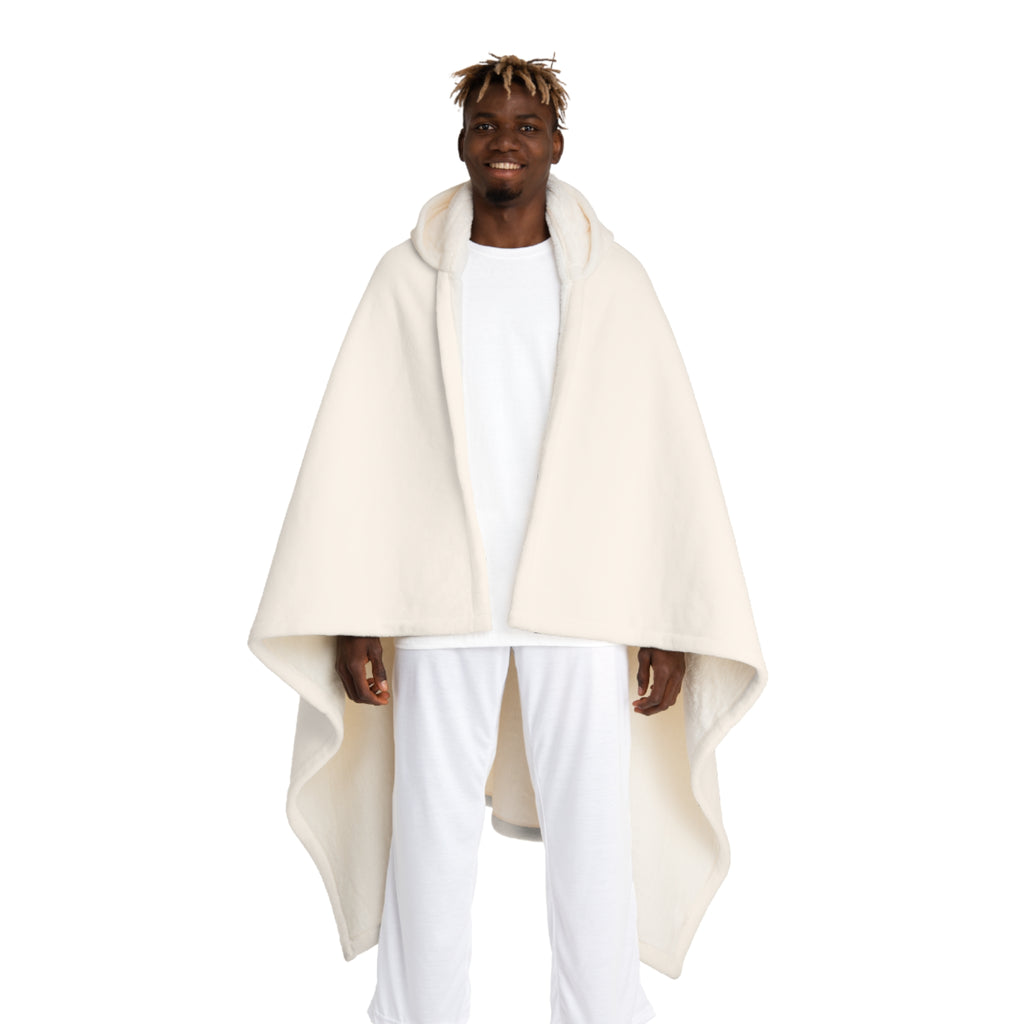 Hooded Sherpa Blanket – Cozy Fleece Wrap with Hood