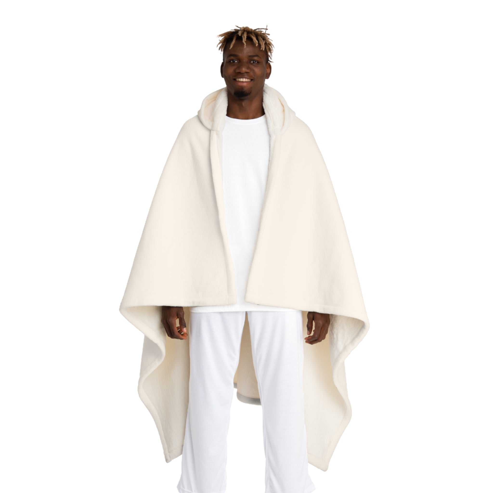 Hooded Sherpa Blanket – Cozy Fleece Wrap with Hood