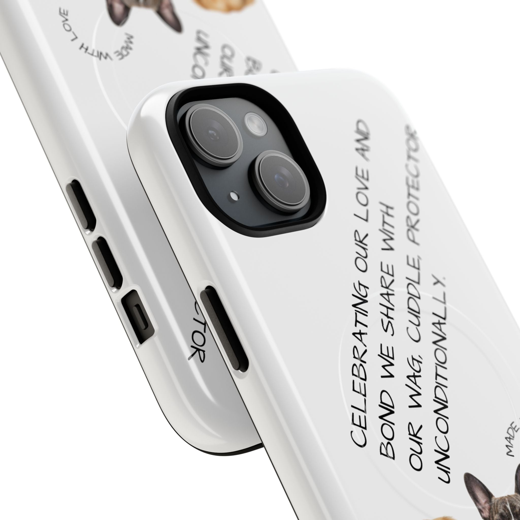 Dog Lover Tough Magnetic Phone Case — "Celebrating Our Bond" Rescue & Pet Tribute