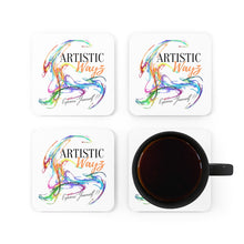 Load image into Gallery viewer, Artistic Wayz design logo Cork Back Coaster*
